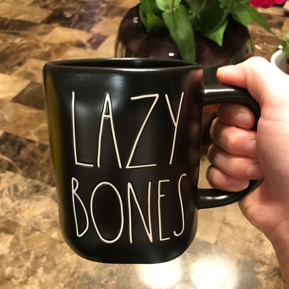 Rae Dunn BRAND NEW lazy bones mug